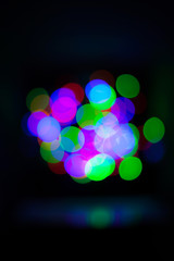 Colorful bokeh design background