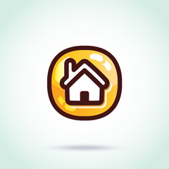 Poster - Vector home icon