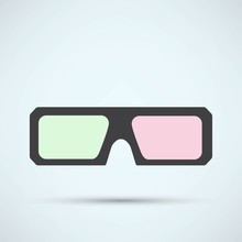 3d Glasses Icons
