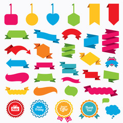 Poster - Sale icons. Special offer symbols