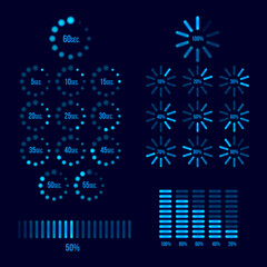 Poster - Download progress indicator set