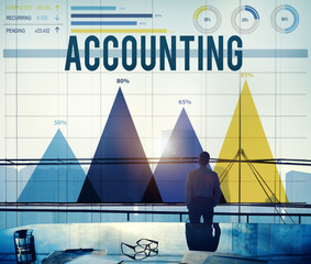 Wall Mural - Accounting Financial Banking Economy Marketing Concept