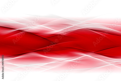 Fototapeta na wymiar Abstrakcyjna czerwono-biała fala