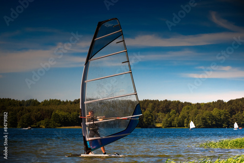 Obraz Dibond Windsurfing,