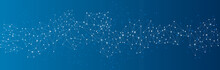 Blue Social Network Background.