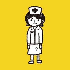 Sticker - nurse doodle