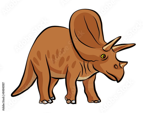 triceratops to colour