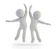 © Art3D - 3d small people - success