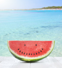 Smiling watermelon