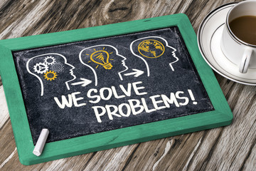 Wall Mural - we solve problems