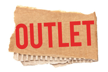 Wall Mural - outlet (torn cardboard)