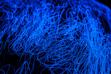 Abstract Blue Light