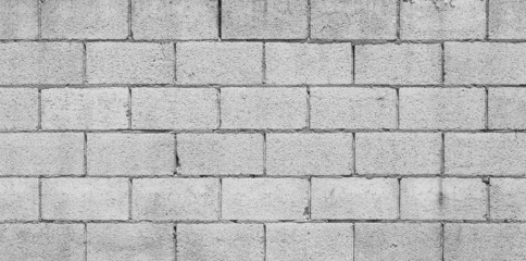 Wall Mural - Concrete block wall texture and background seamless