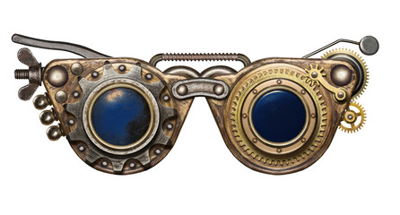 Poster - Steampunk goggles