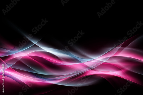 Naklejka dekoracyjna Elegant Light Waves Design