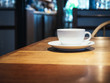Coffee shop cafe Interior with table