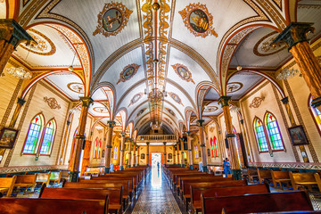 Interior of Zarcero's Catholic Church