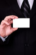 © Petr Malyshev - businessman show blank card