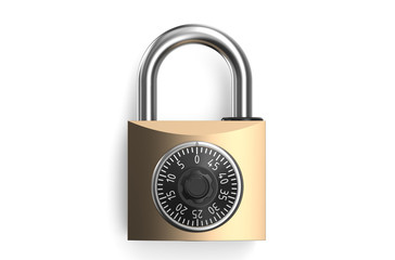 Poster - Combination lock closeup