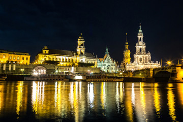 Wall Mural - Dresden in night