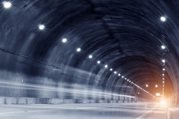 abstract car in the tunnel trajectory