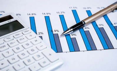 Wall Mural - financial analysis concept