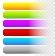 Poster - Horizontal blank button, banner backgrounds. Set of more colors.