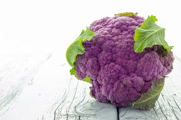 Canvas Print - purple cauliflower