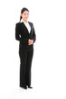© taka - asian businesswoman on white background