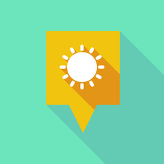 Poster - Tooltip icon with a sun