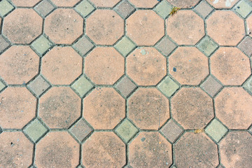 Octagon Brick walkway