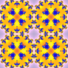 Wall Mural - fractal floral pattern