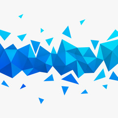 Poster - Illustration of abstract texture with triangles.