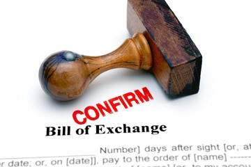 Wall Mural - Bill of exchange