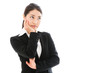 © taka - asian businesswoman on white background