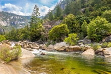 Merced River In Yosemite National Park