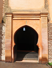 Wall Mural - saadian tombs archway.