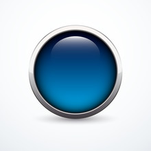 Vector Blue Button