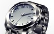 beautifull metal watch isolated on a background