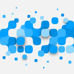 Poster - Illustration of abstract texture with squares.