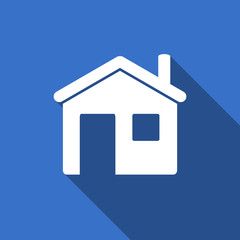 Poster - house flat icon home sign