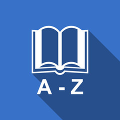 Aufkleber - dictionary flat icon