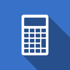 Poster - calculator flat icon