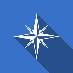 Poster - compass flat icon
