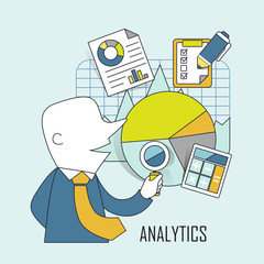 Wall Mural - analytic concept