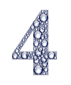 number four bubbles