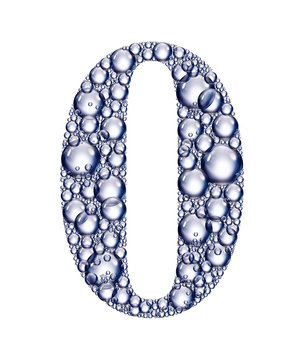 number zero bubbles