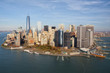 Вид на Манхэттен с высоты. Нью-Йорк. Сша