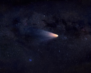 Wall Mural - comet in space