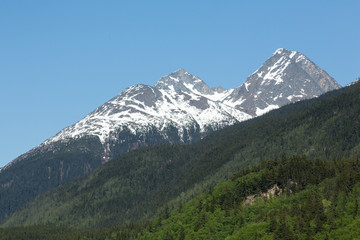 Wall Mural - Skagway's Craggy Mountains